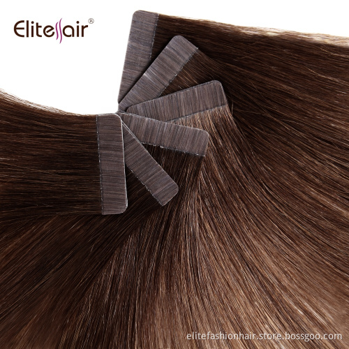 Factory price high quality for woman double drawn Silky straight tape on hair tape weft hair Tape in Hair extension